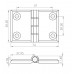 Петля листовая 50x76 TK-100427-V2